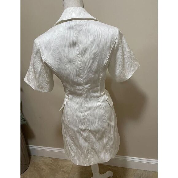 Anthropologie x 4SI3NNA Lorenzo Short-Sleeve Belted Blazer Dress Size XS - Picture 7 of 11